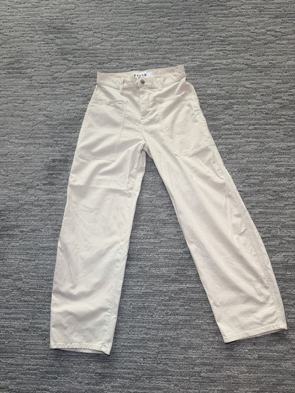 Frank & Eileen Utility Tan Pant Khaki Size 2 Cotton Neutral